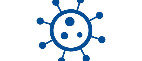 Virus outline illustration